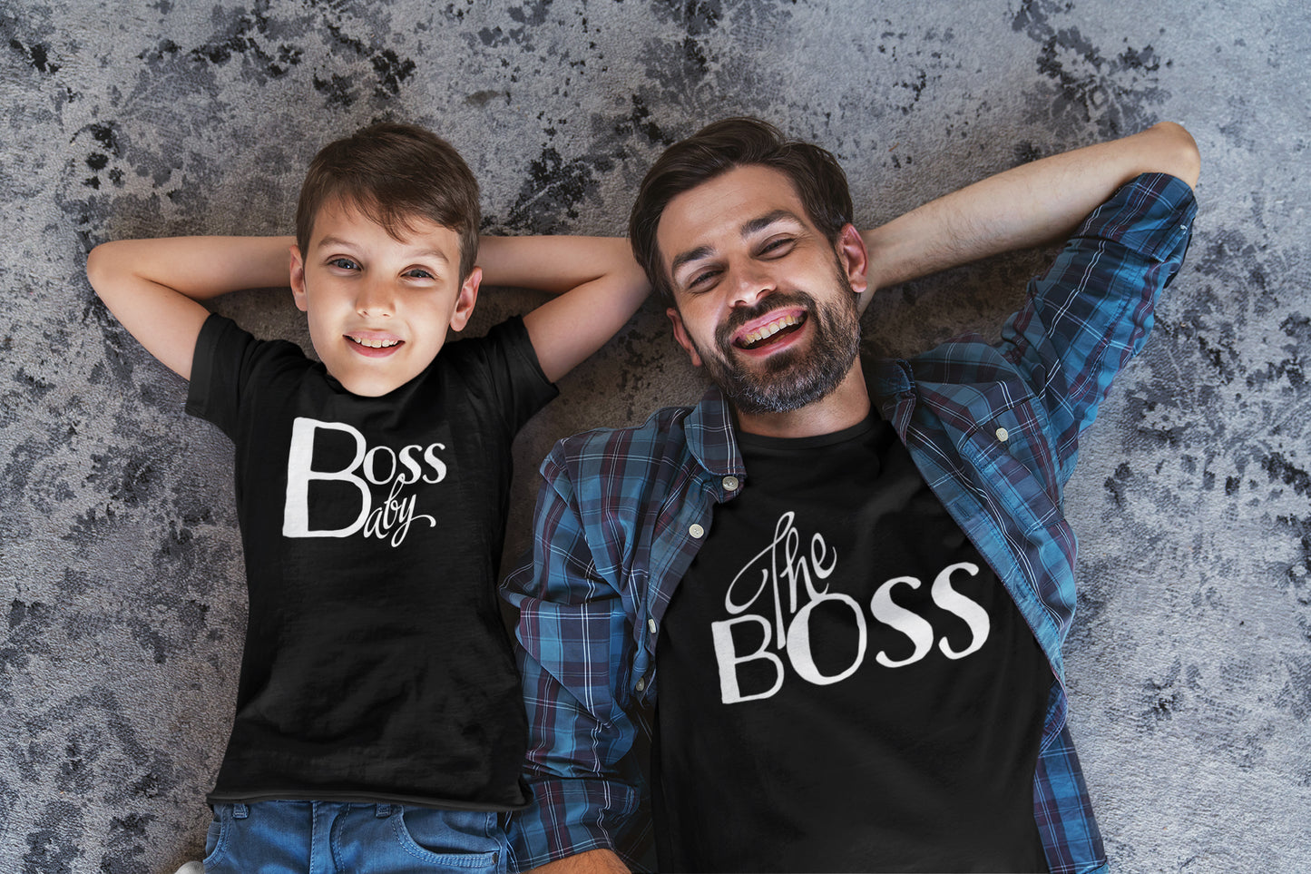 Father Son T-shirt Combo Set ( The Boss / Boss Baby )