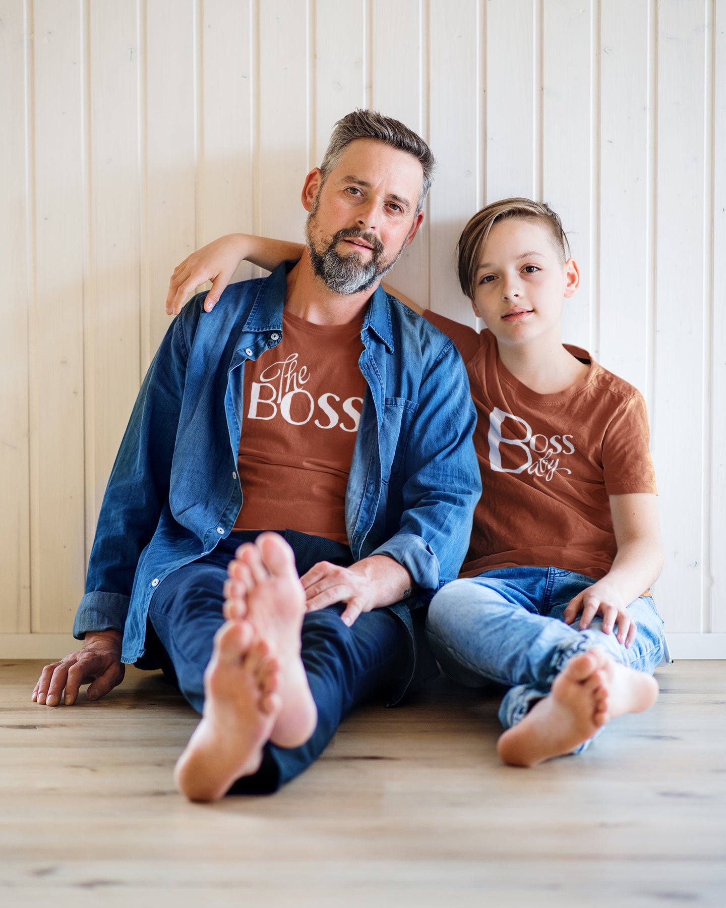 Father Son T-shirt Combo Set ( The Boss / Boss Baby )