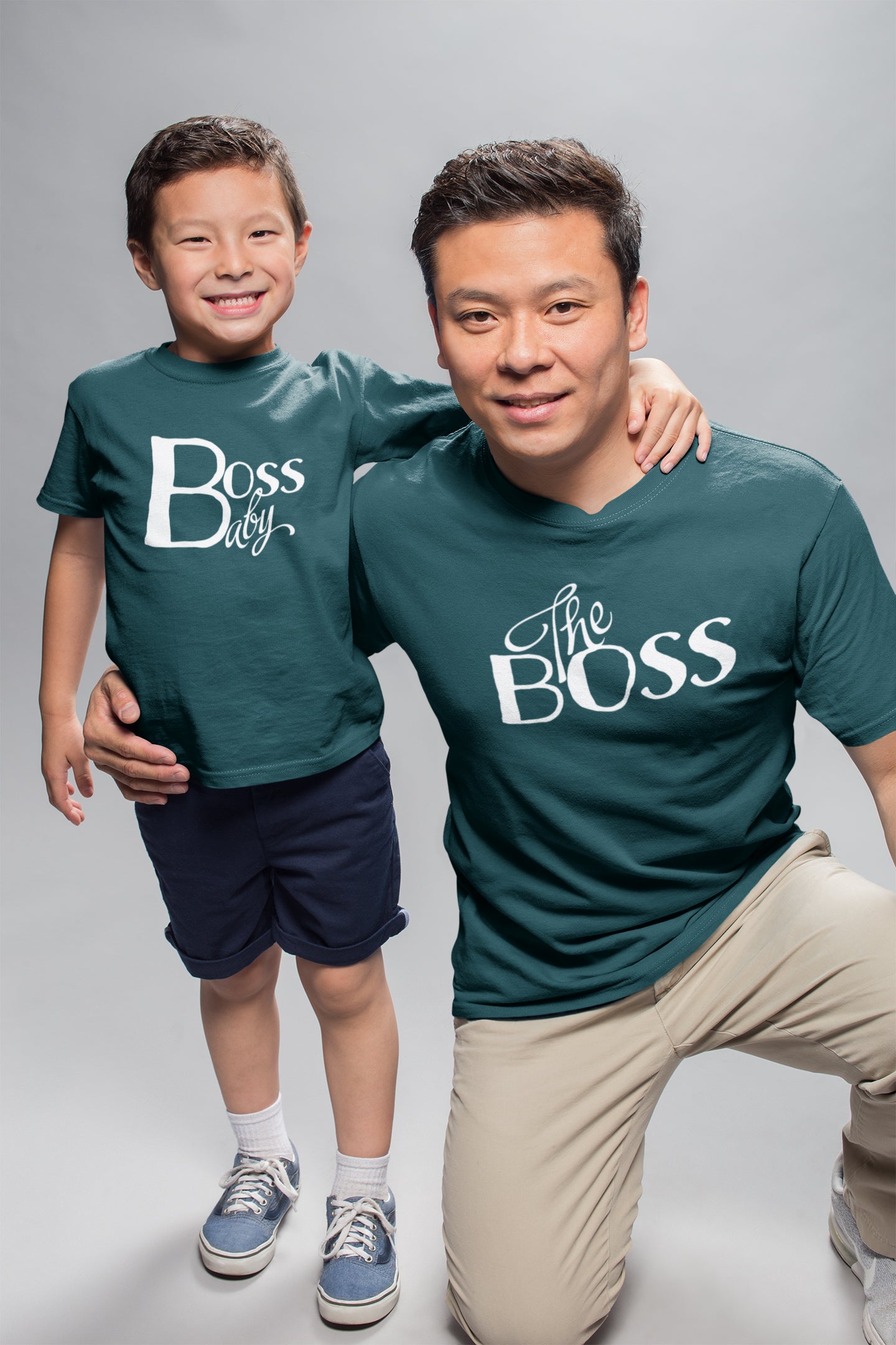 Father Son T-shirt Combo Set ( The Boss / Boss Baby )