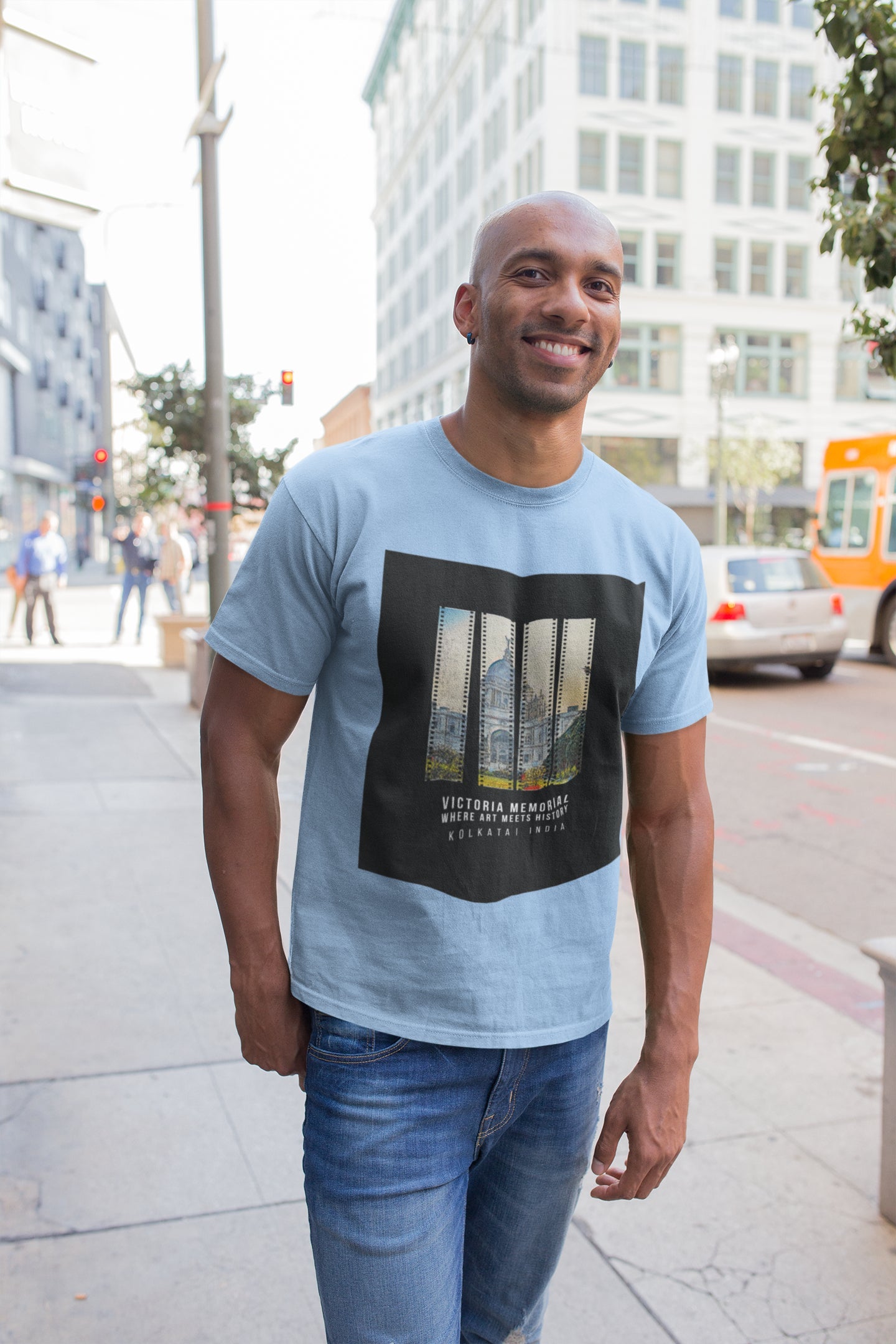 Victoria Memorial Art Meets History Summer T-shirt For Men