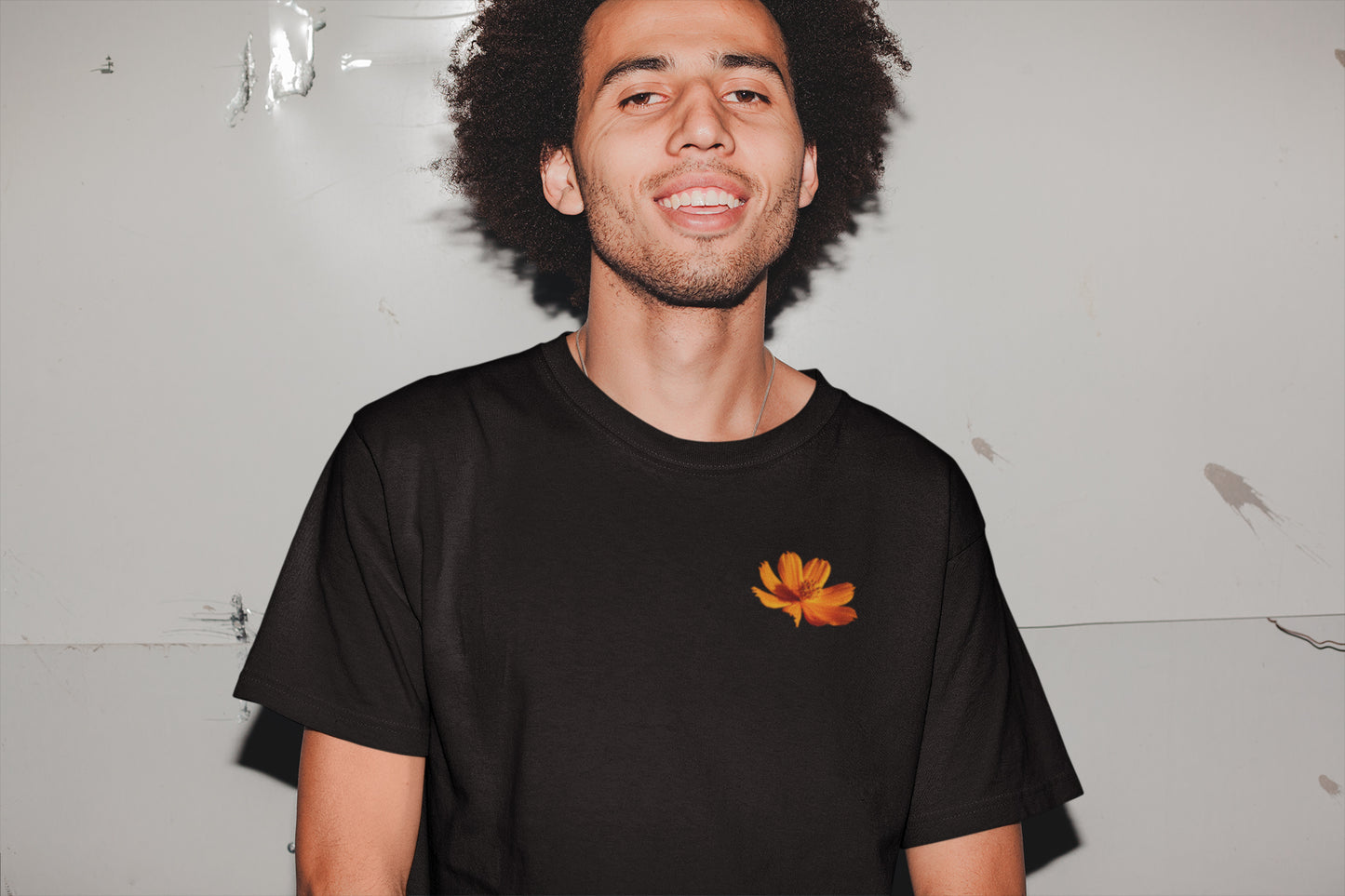 Sommer-T-Shirt für Herren (BLUMENKOPF)