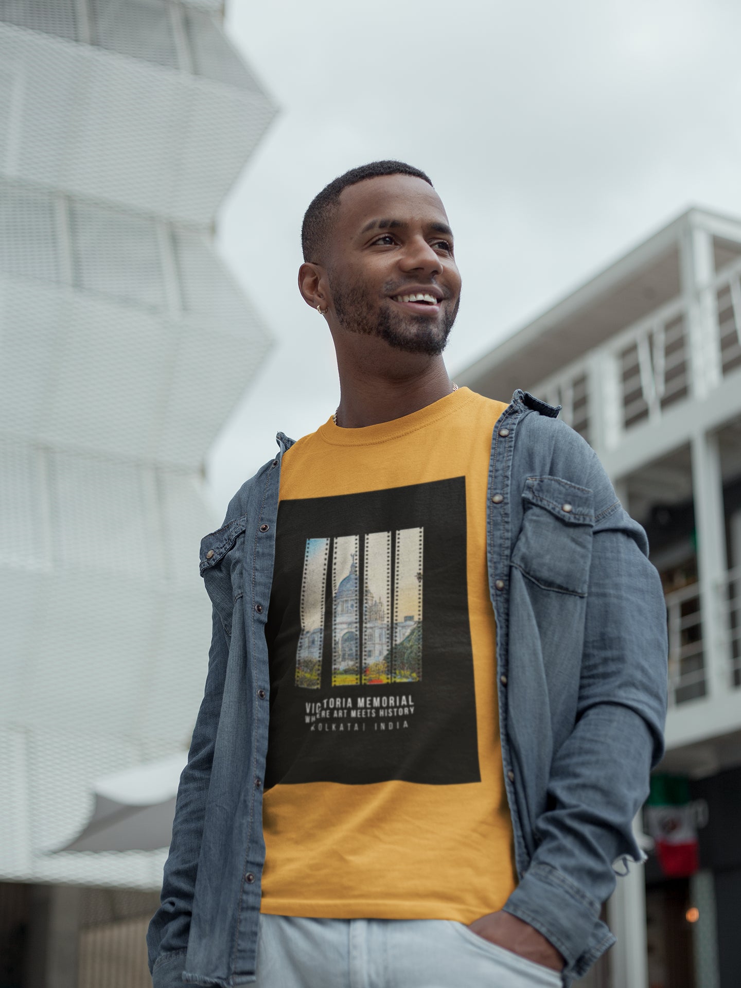 Victoria Memorial Art Meets History Summer T-shirt For Men
