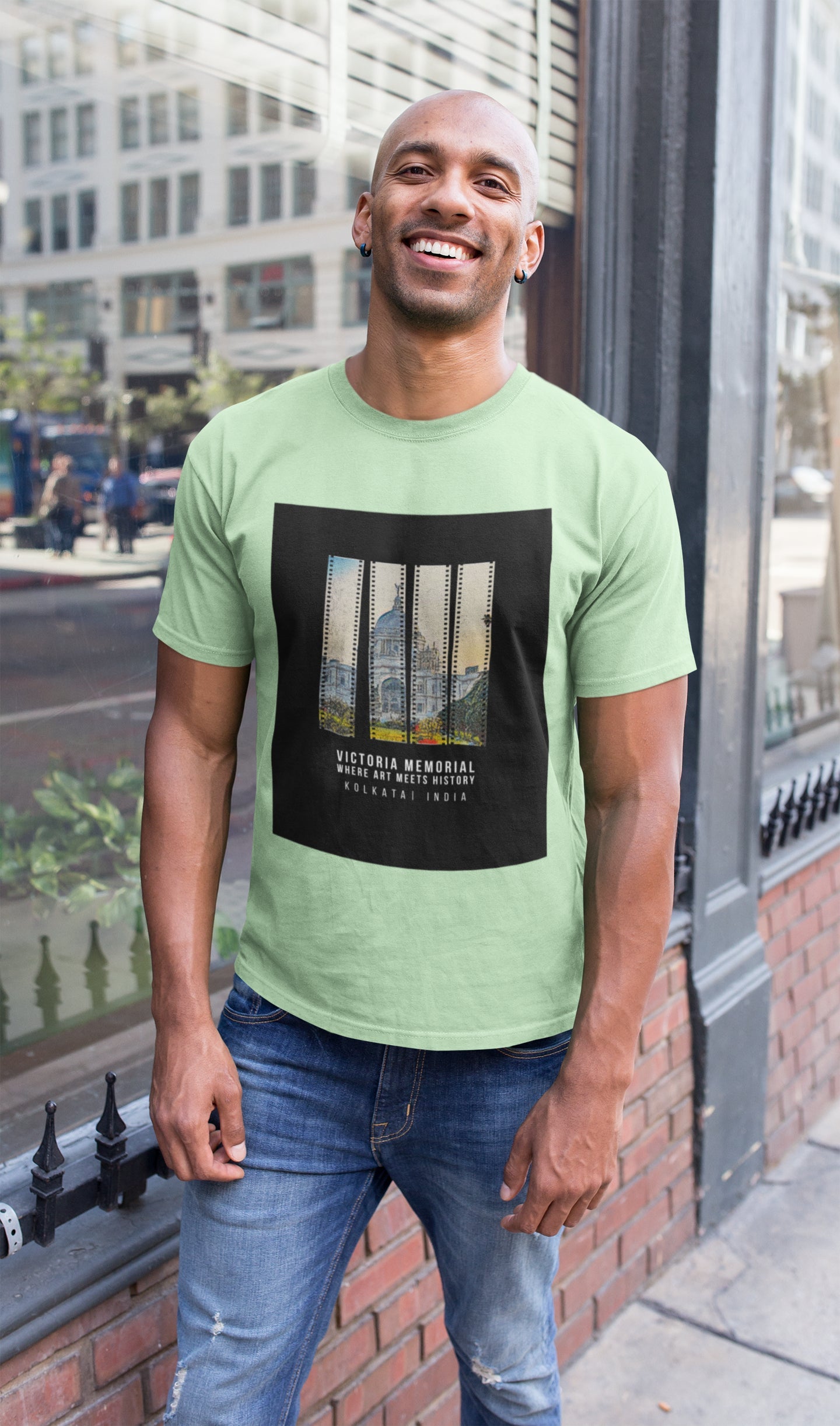 Victoria Memorial Art Meets History Summer T-shirt For Men