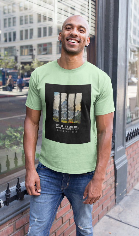 Victoria Memorial Art Meets History Summer T-shirt For Men