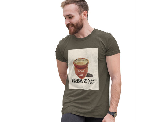 Kulhad Chai - Brewed In Clay, Savoured In Soul Unisex T-shirt