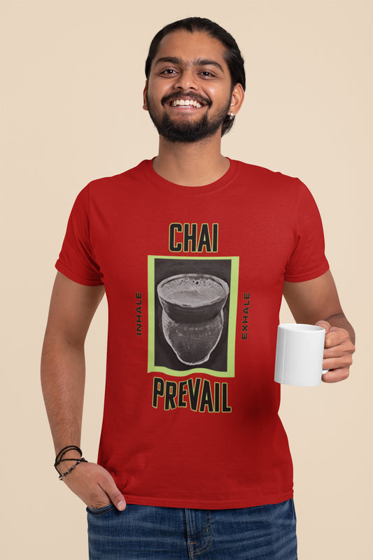 Inhale Exhale Chai Prevail Unisex T-shirt