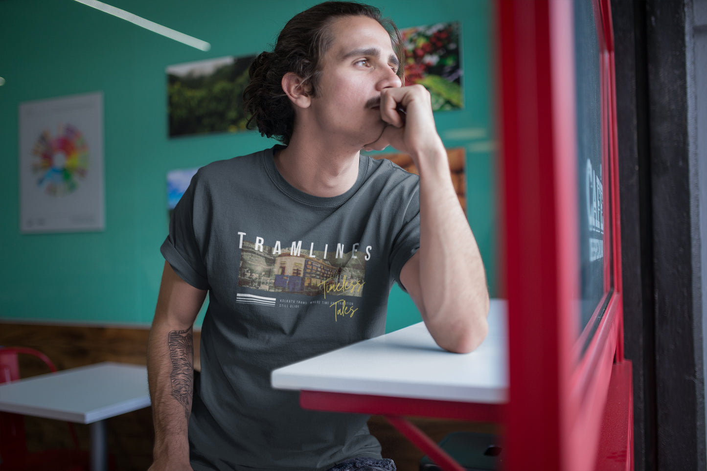Kolkata Tramlines Timeless Tales Unisex T-shirt