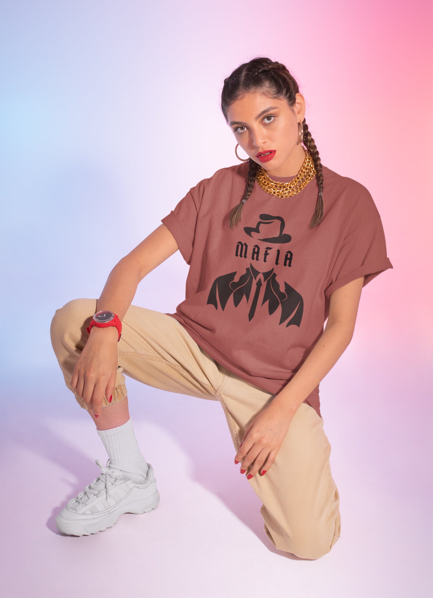 Mafia Unisex-Übergroßes T-Shirt
