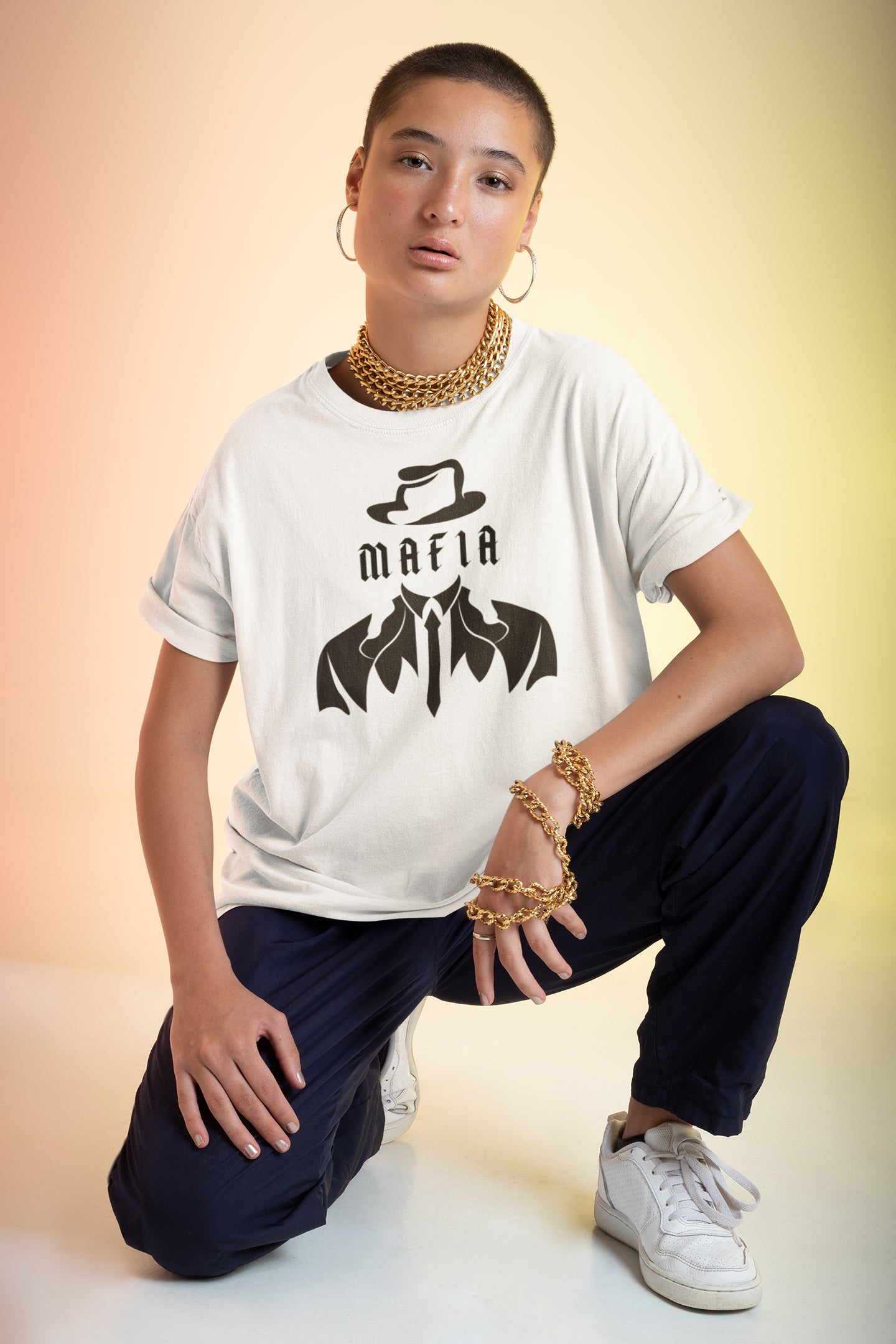 Mafia Unisex-Übergroßes T-Shirt