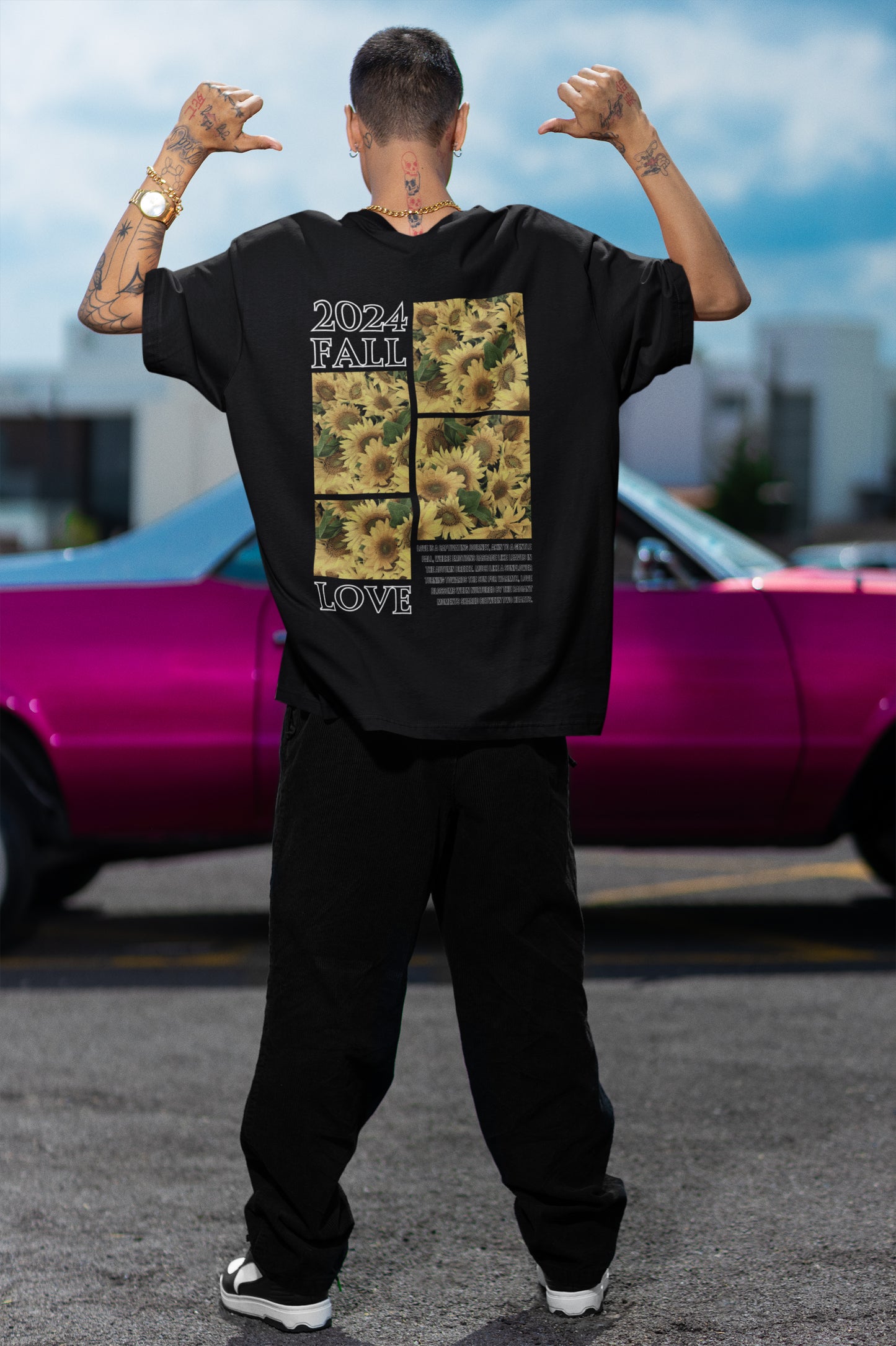 2024 Fall Love Unisex Oversized T-shirt