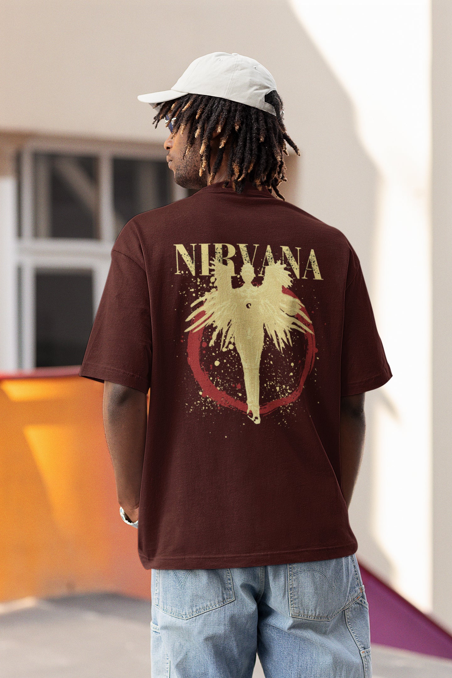Nirvana Oversized Unisex T-shirt Back Print