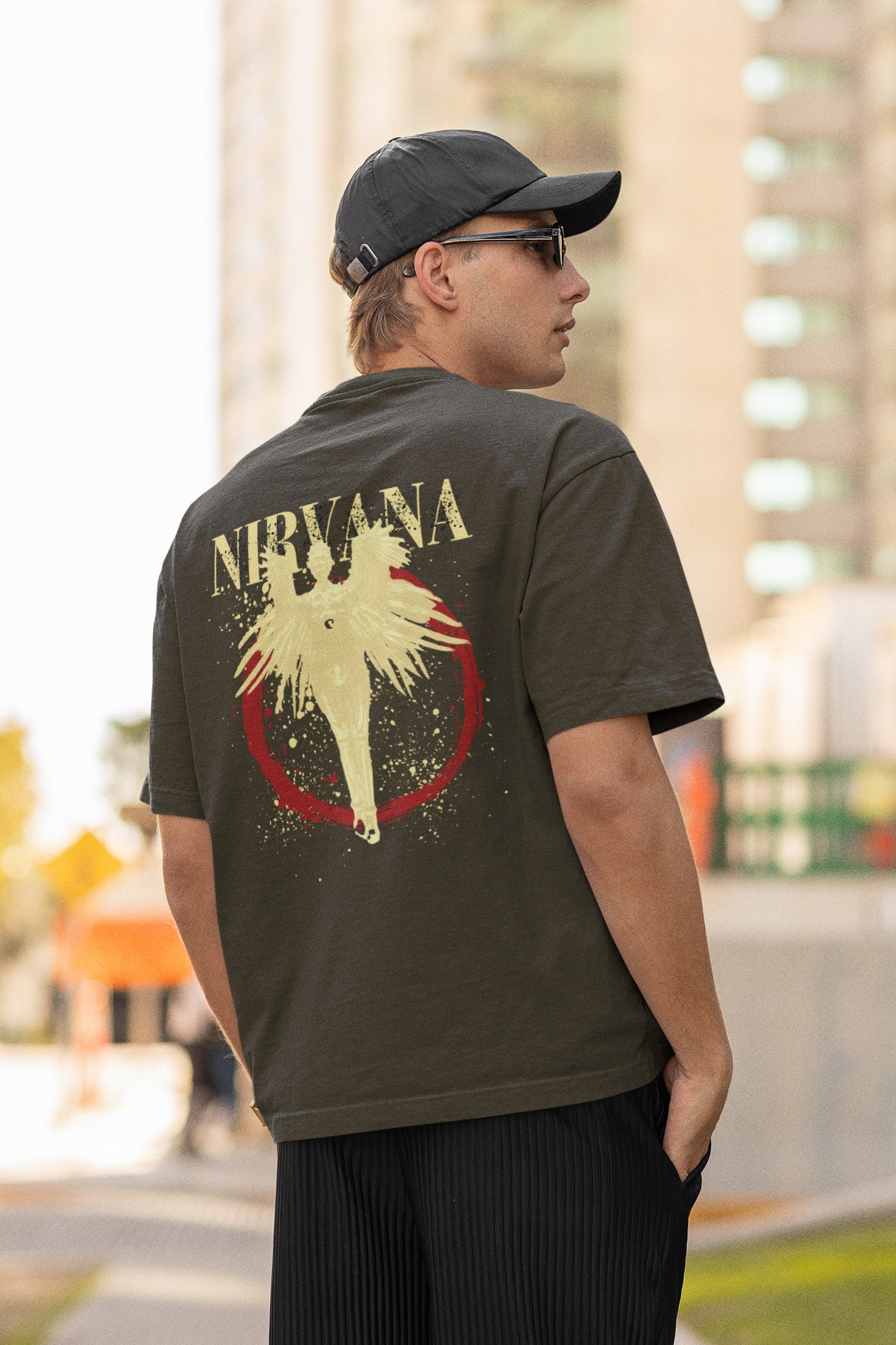 Nirvana Oversized Unisex T-shirt Back Print