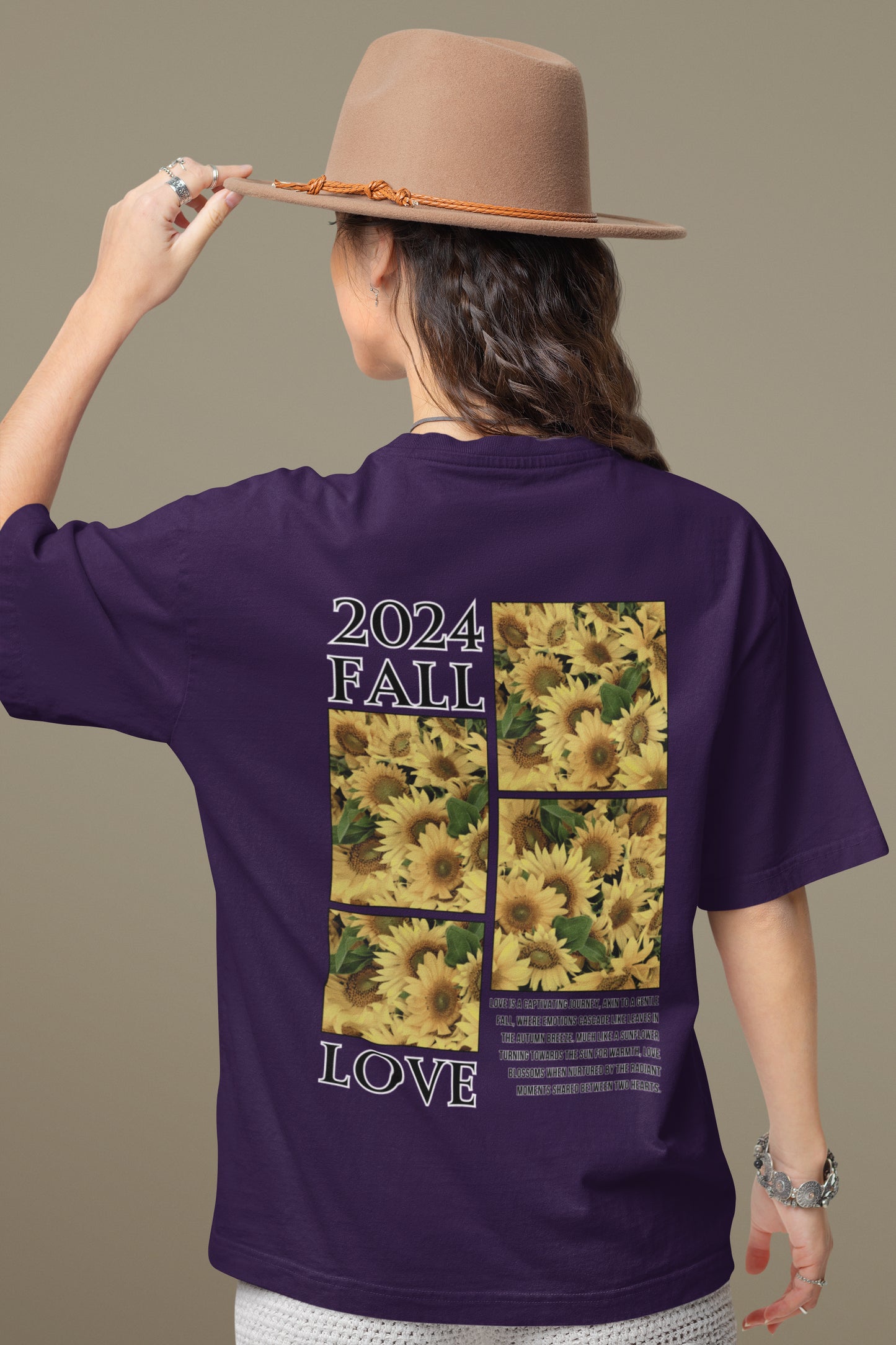 2024 Fall Love Unisex Oversized T-shirt