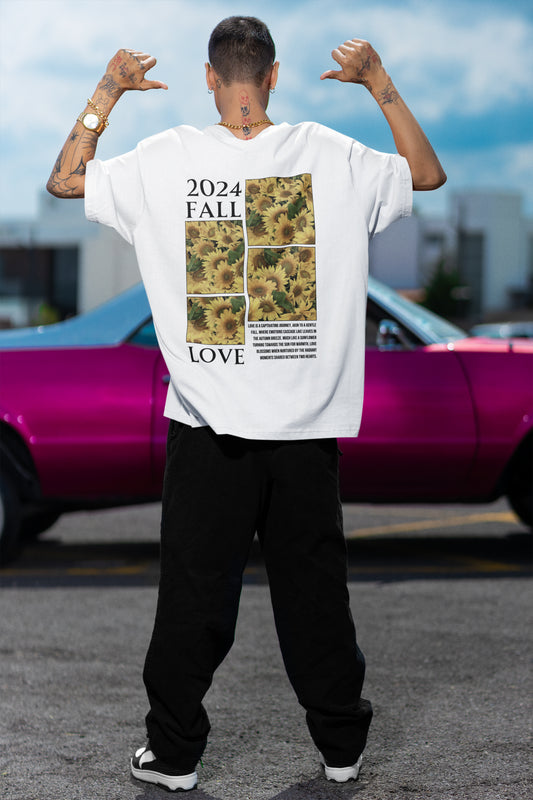 2024 Fall Love Unisex Oversized T-shirt