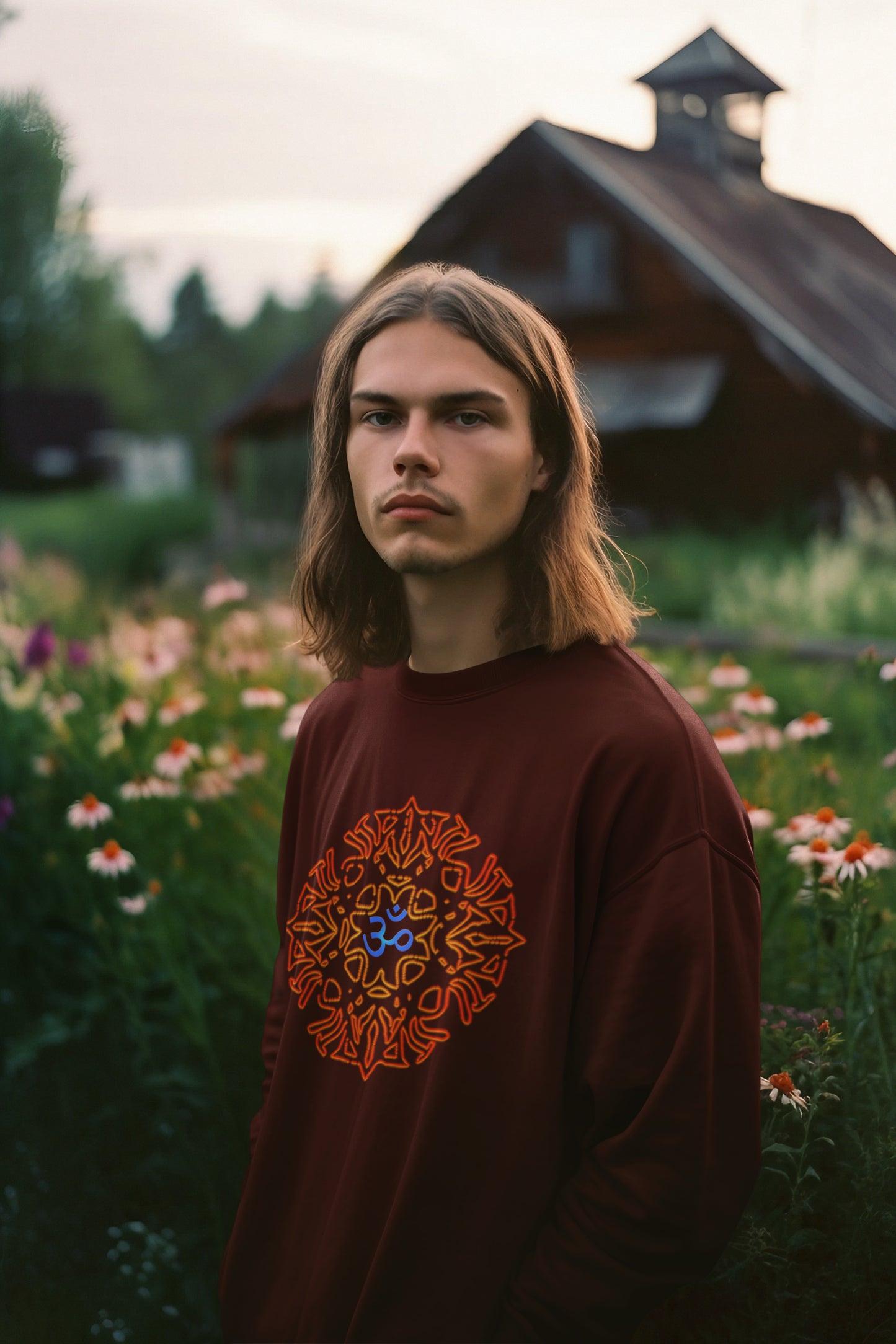 Om Pattern Unisex Sweatshirt