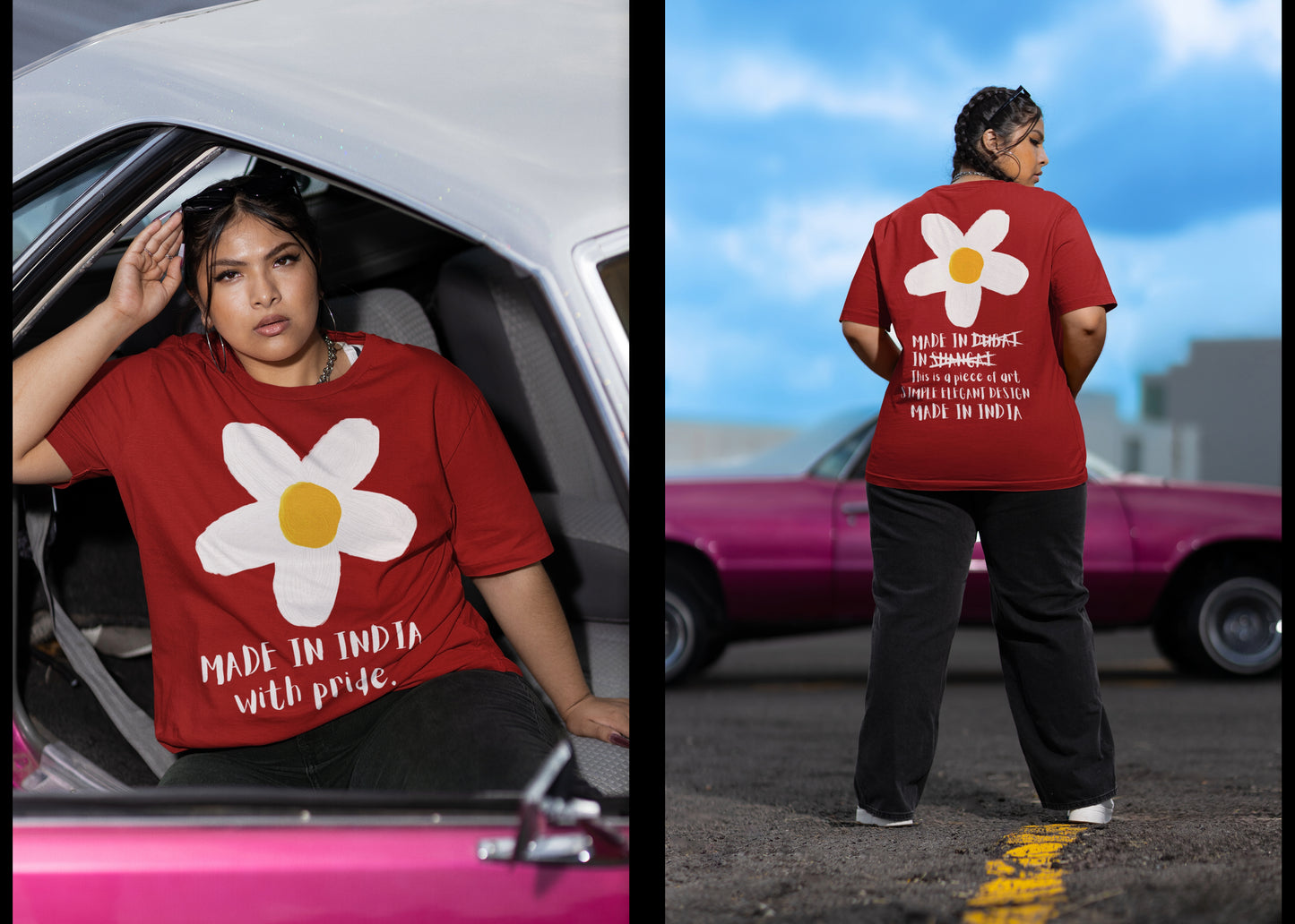 Made In India With Pride Unisex Oversized T-shirt