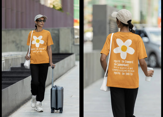 Made In India With Pride Unisex Oversized T-shirt