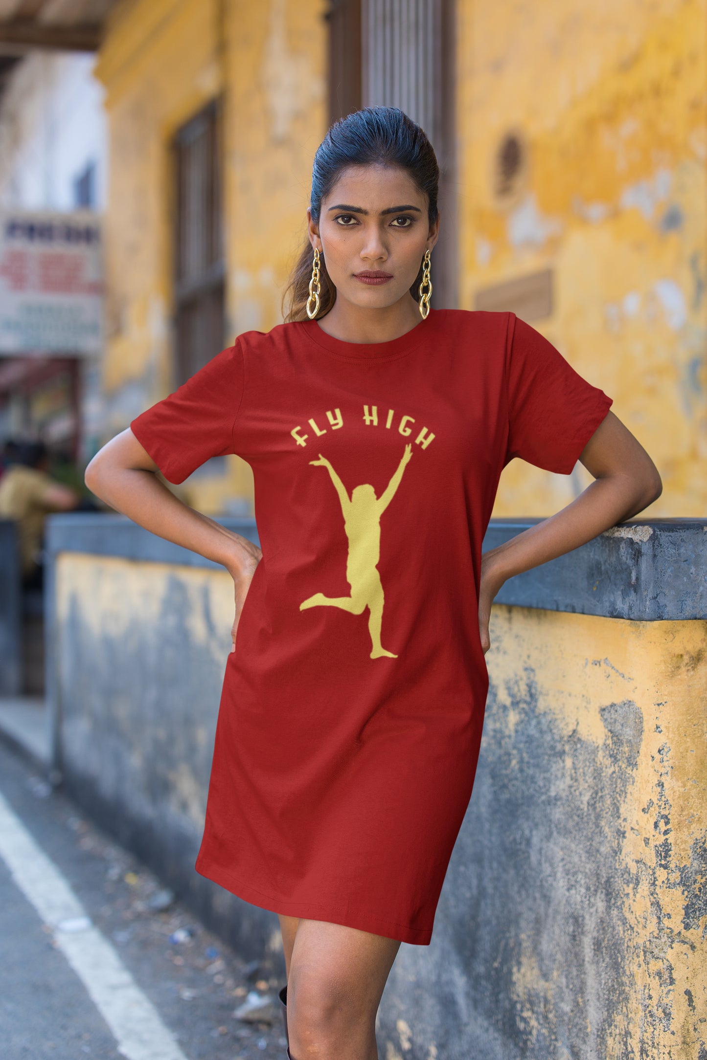 Fly High Y T-shirt Dress