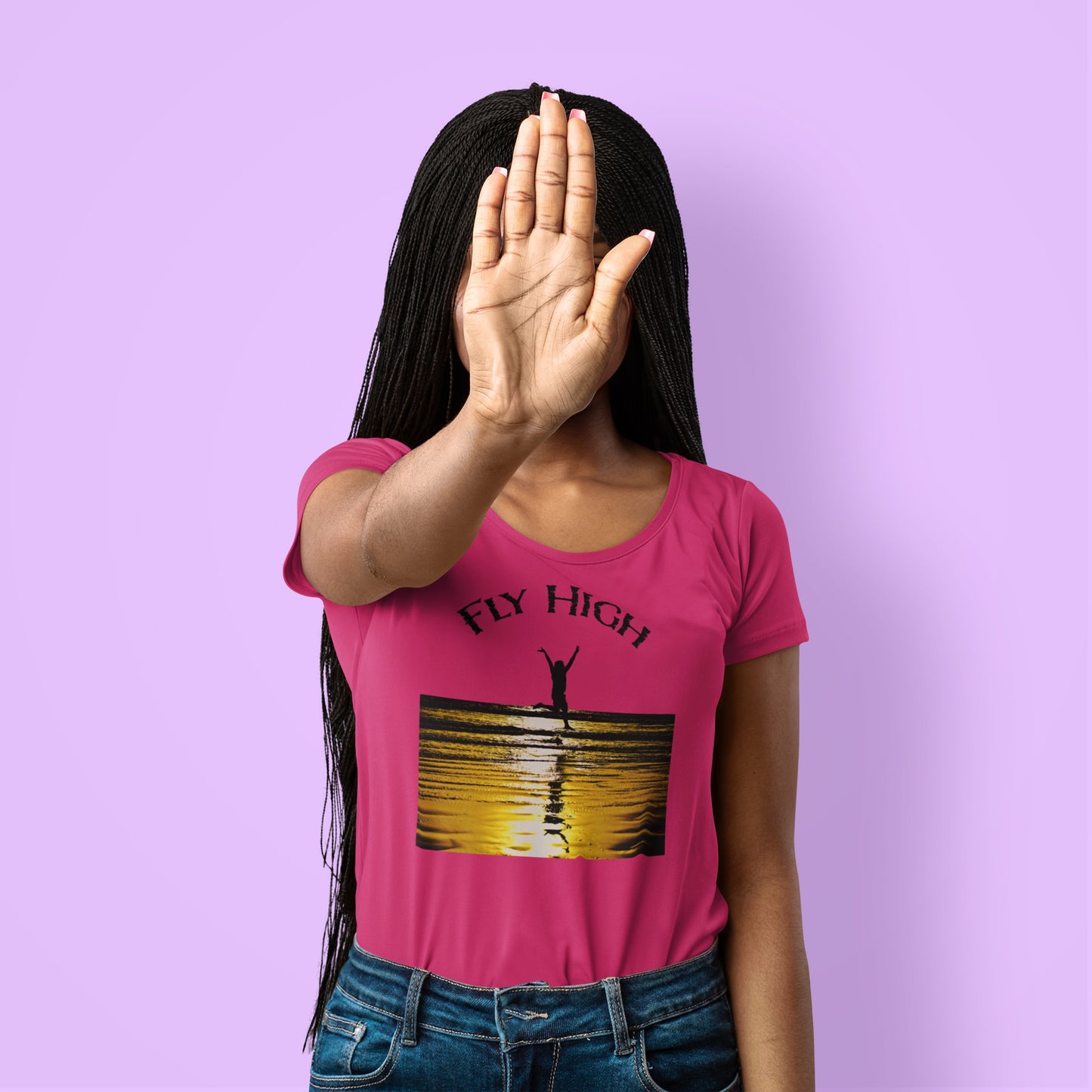 Summer T-shirt for Ladies (FLY HIGH SHRIVARDHAN)