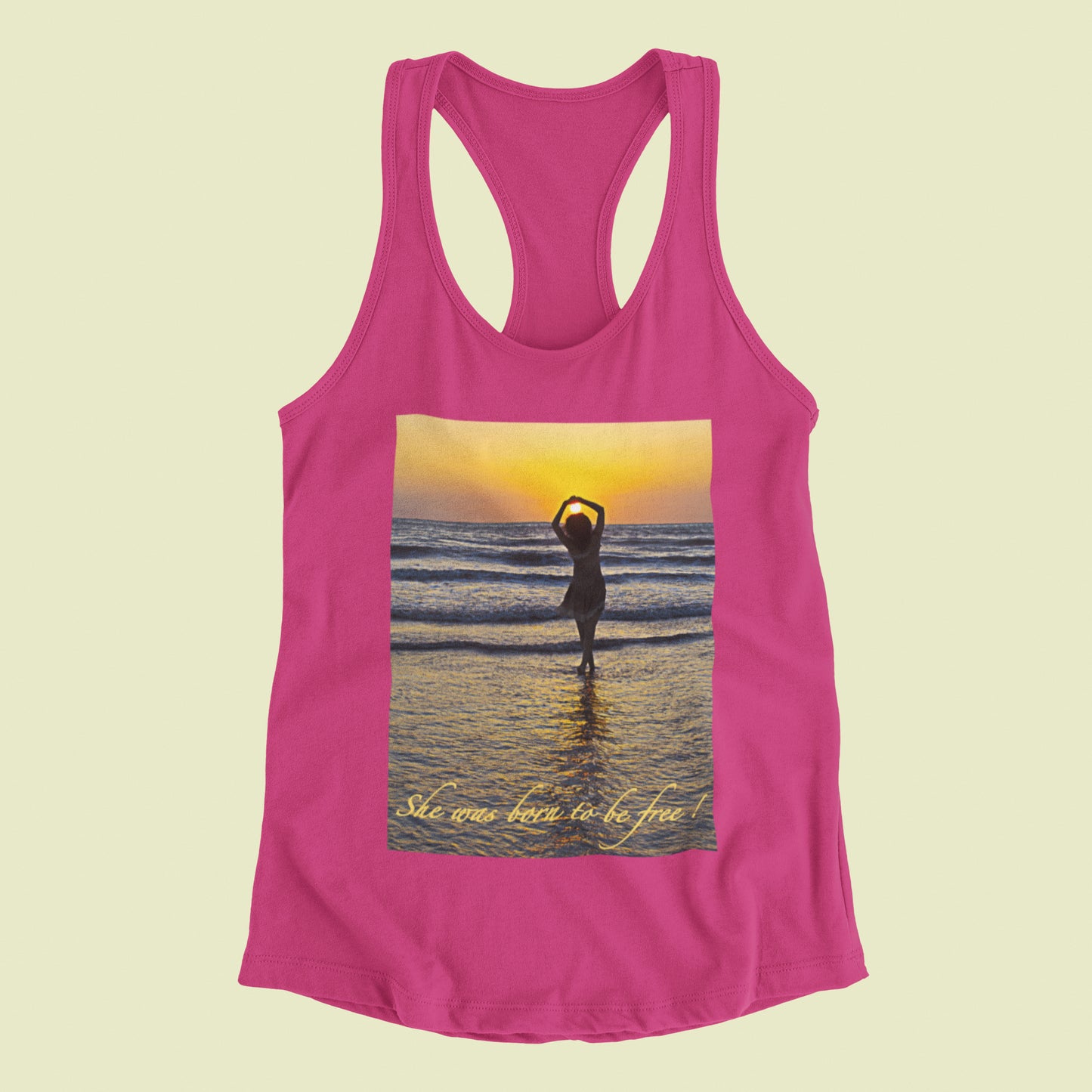Tanktop für Damen (Sie wurde geboren, um frei zu sein)