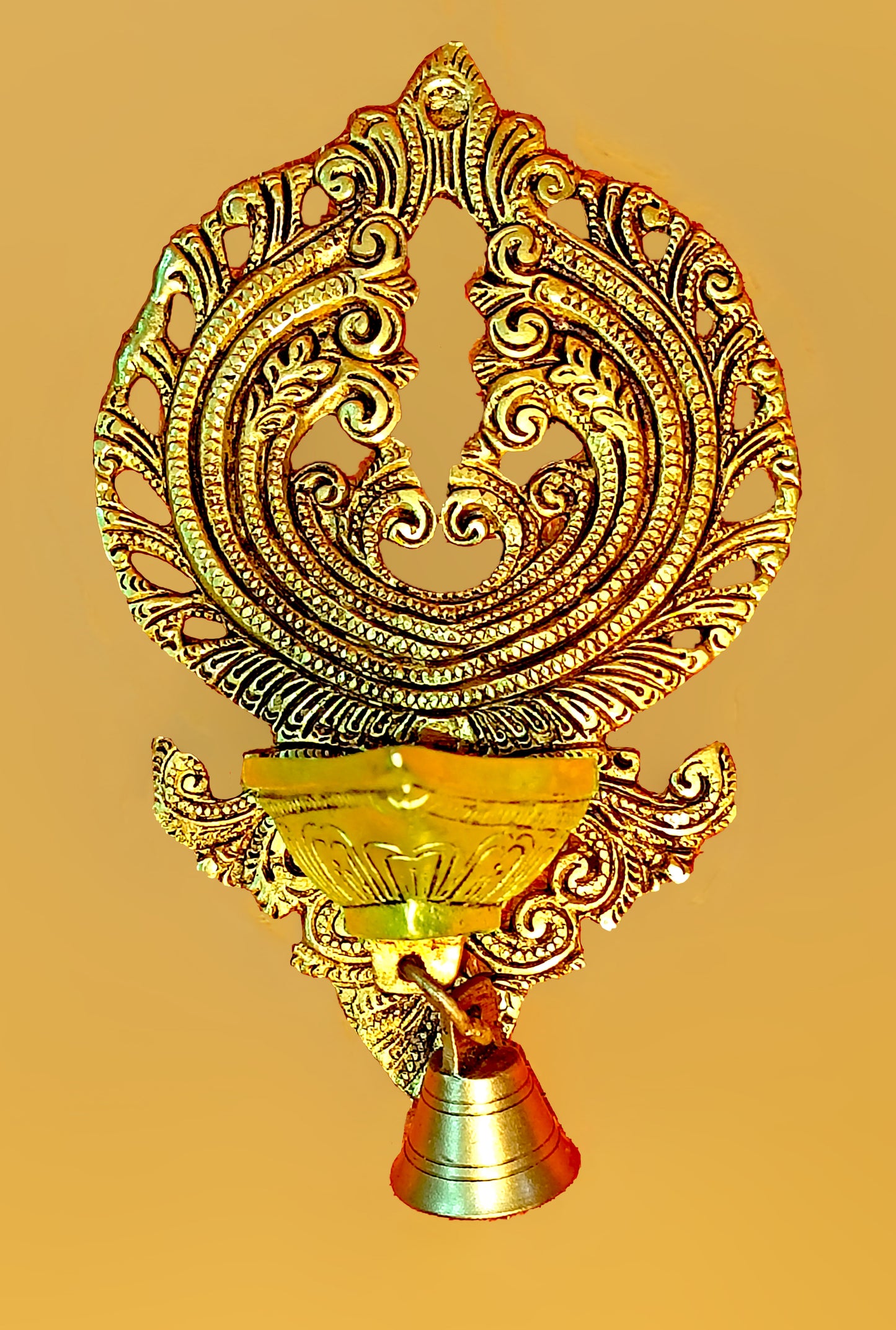Brass Wall Hanging Diya Home Decor