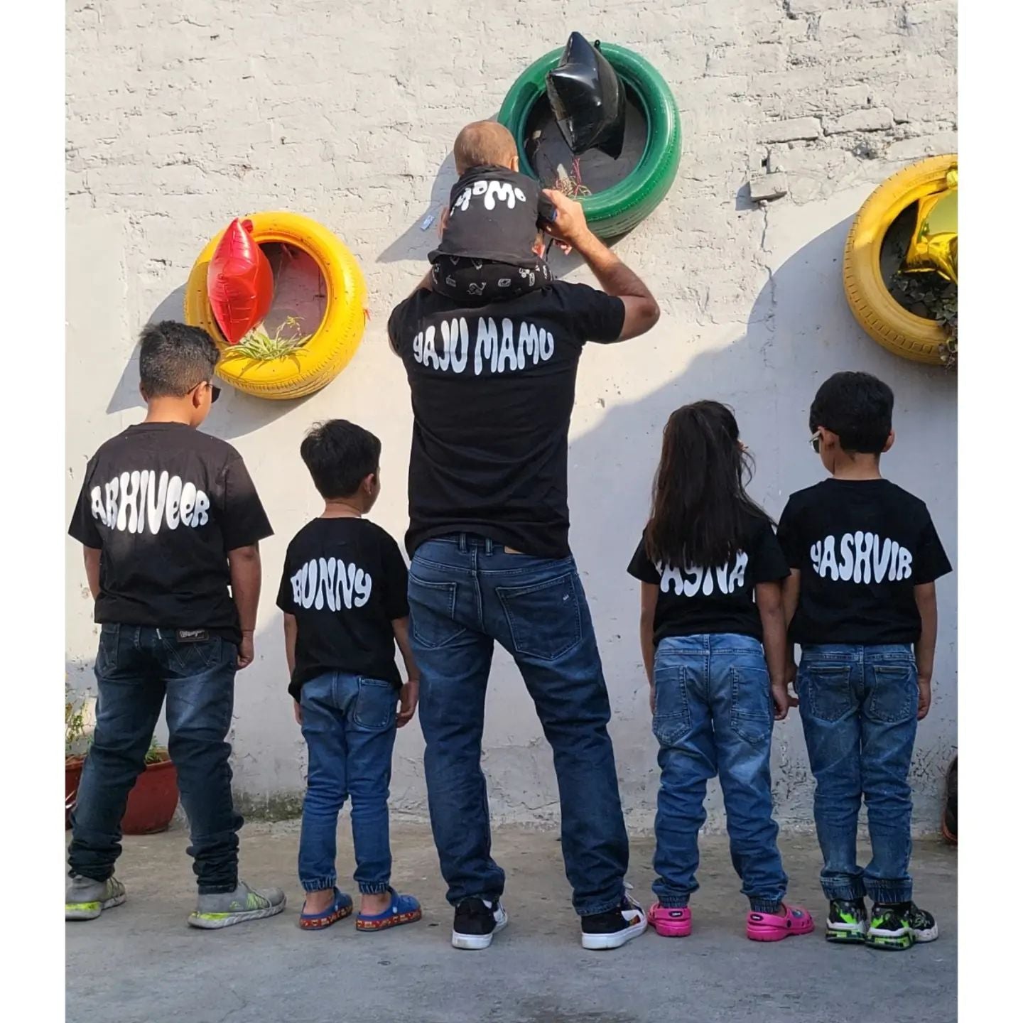 BEING MAMU Black T-shirt for Men