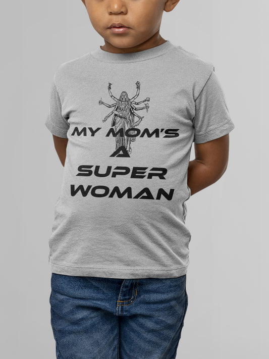 Sommer-T-Shirt für Jungen (My Mom's A Super Woman)