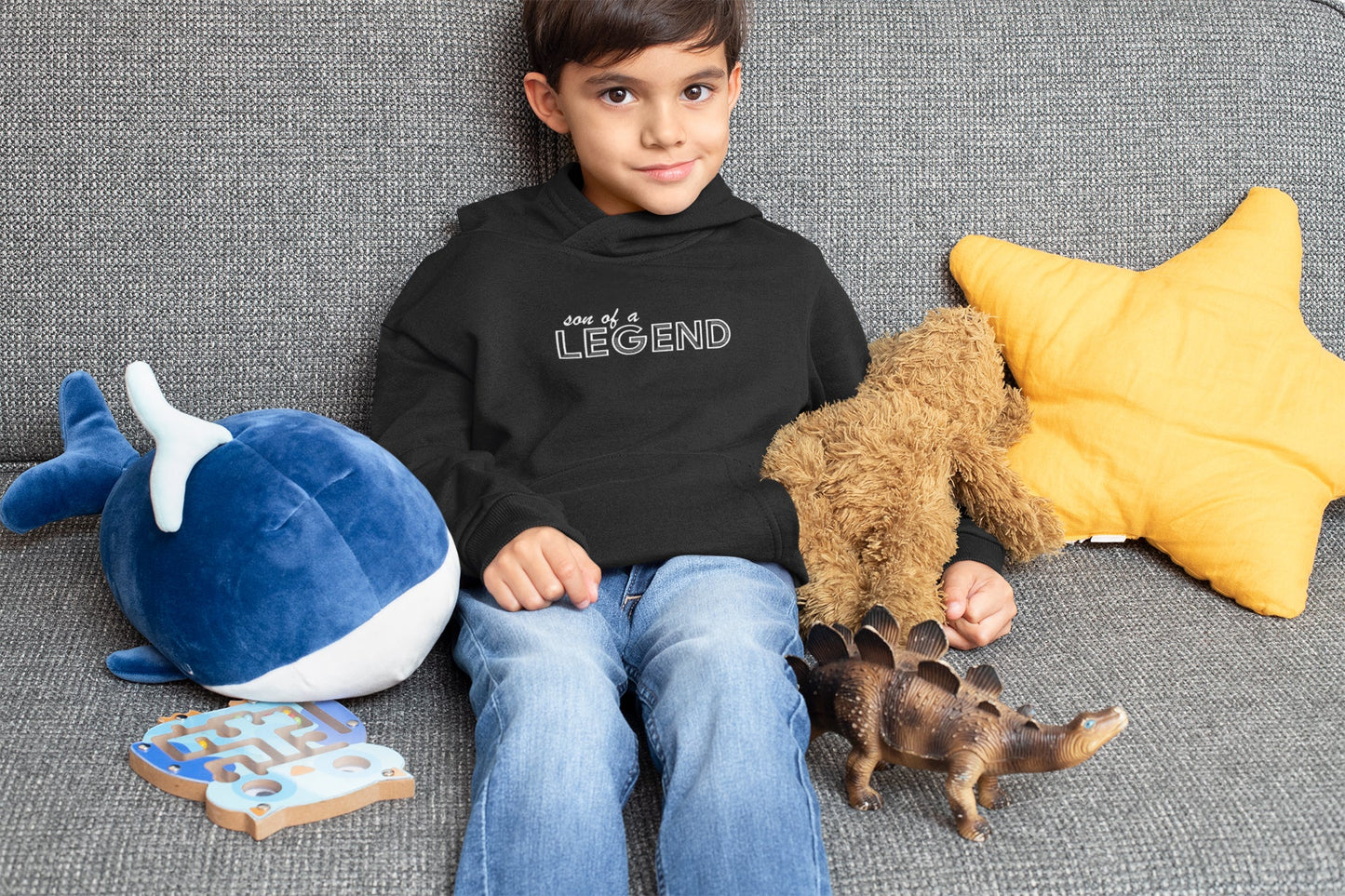 Son Of A Legend Hoodie For Boys