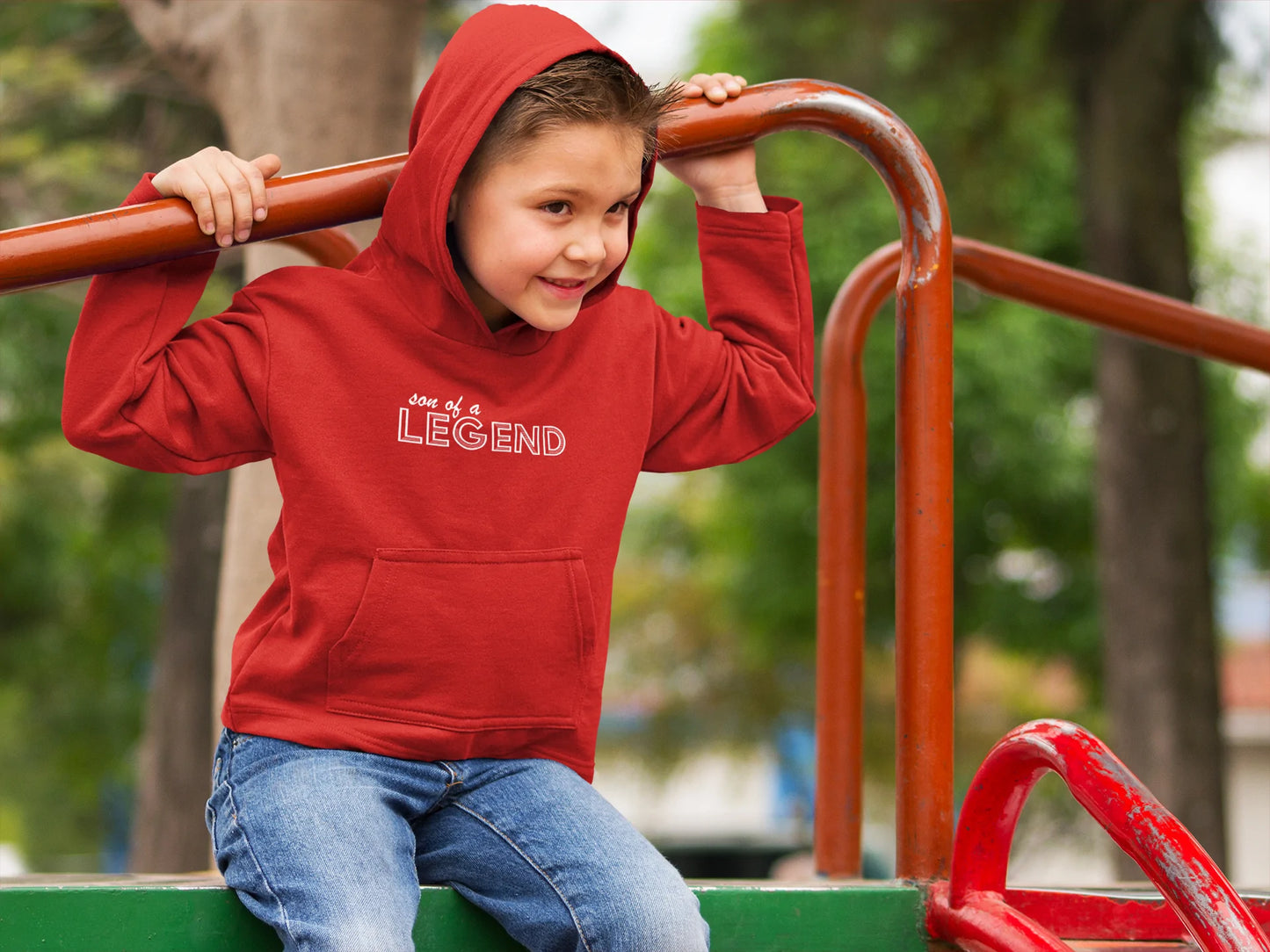 Son Of A Legend Hoodie For Boys