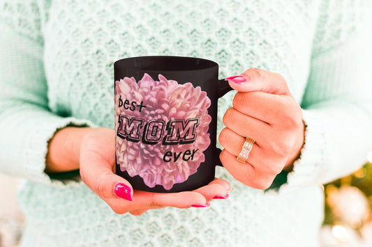 Schwarze Kaffeetasse (Beste Mutter aller Zeiten)