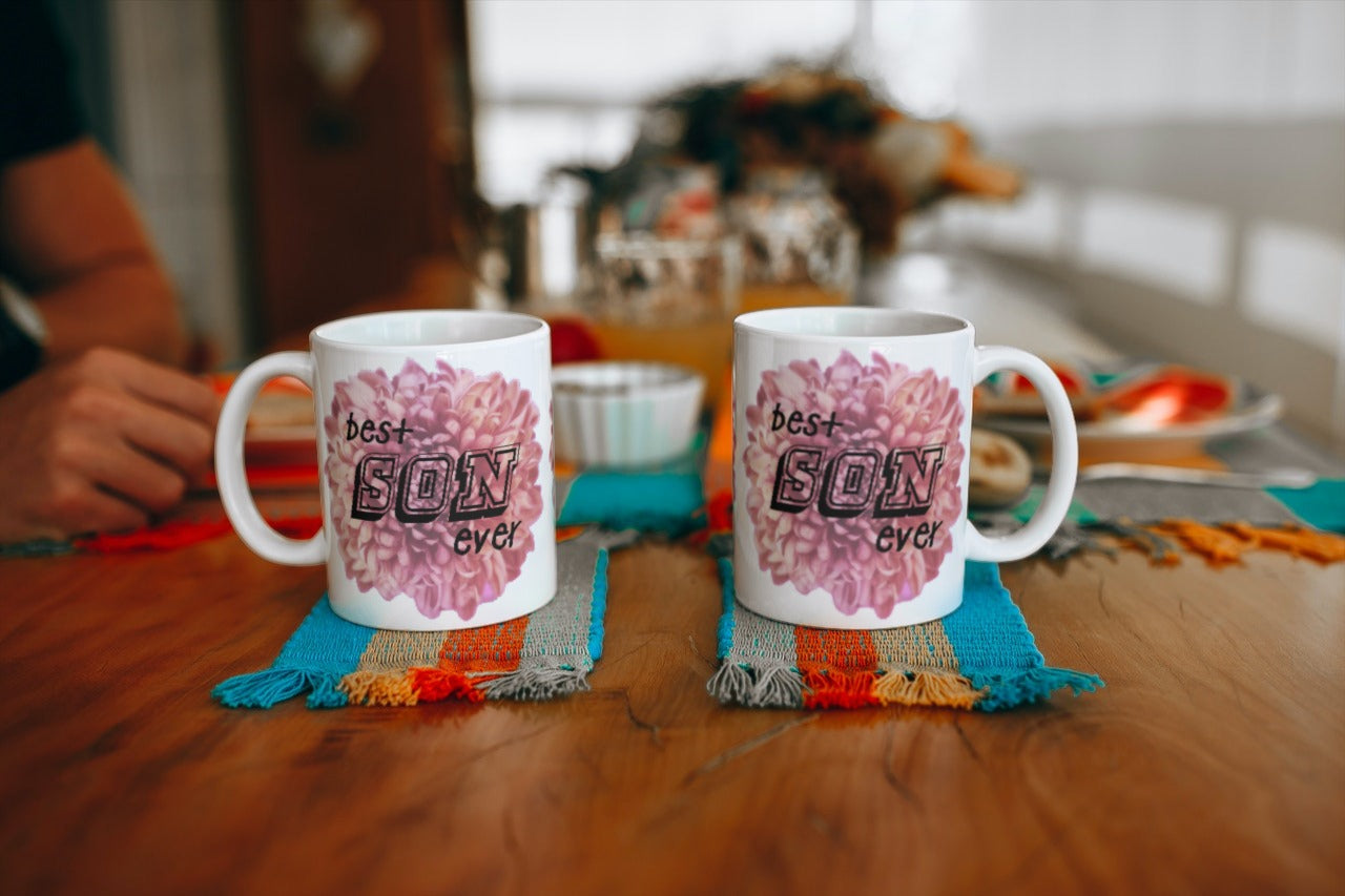 White Coffee Mug ( Best Son Ever )