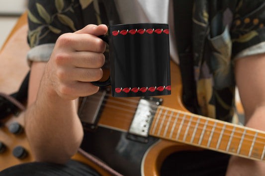 Schwarze Kaffeetasse (Diya Trail)