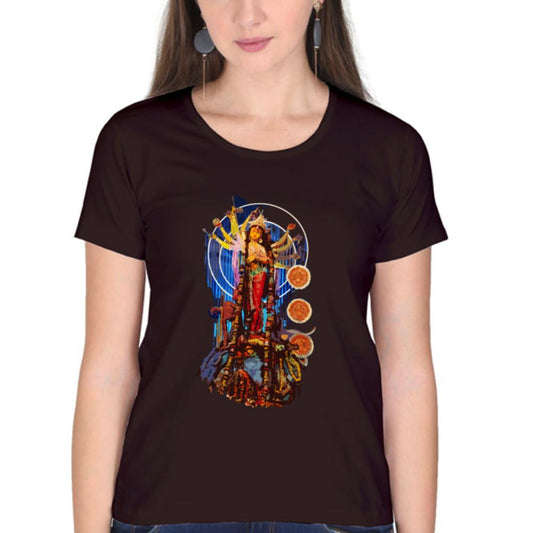 Sommer-T-Shirt für Damen (DURGA PUJA)