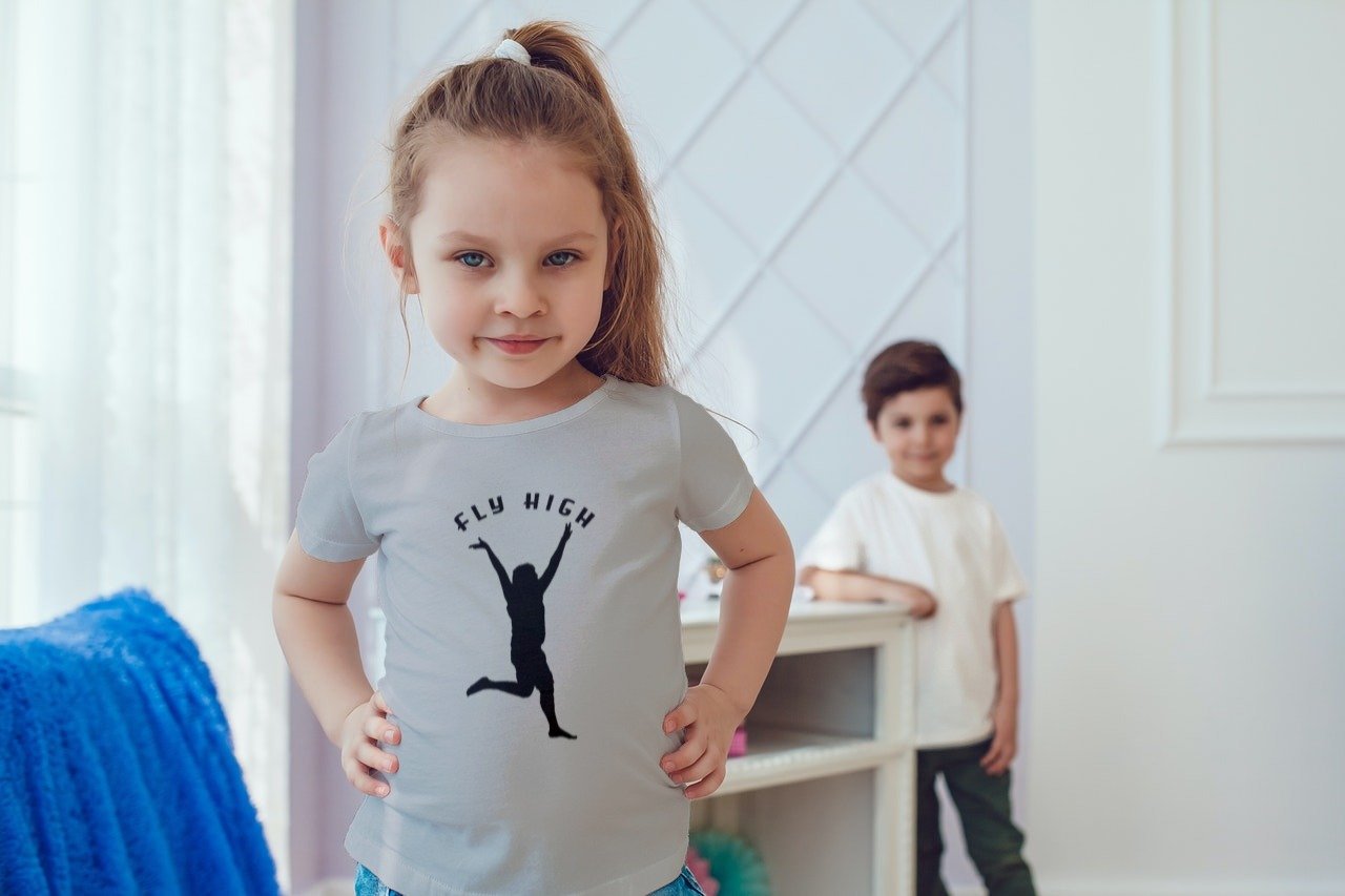 Summer T-shirt for Girls(FLY HIGH)