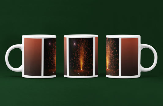 White Coffee Mug ( Flowerpot )
