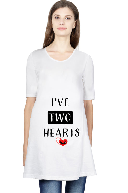 Ich habe zwei Herzen Umstands-T-Shirt