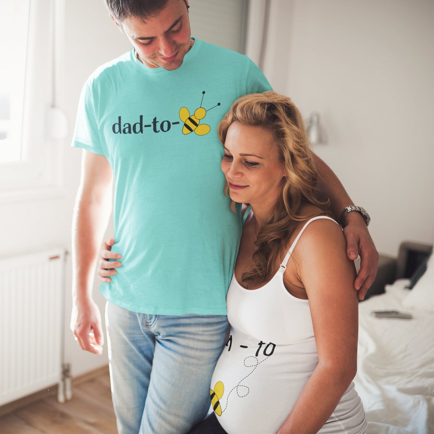 Dad To Bee Sommer-T-Shirt für Männer