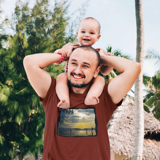 Papa, der Mann, der Mythos, die Legende, Sommer-T-Shirt für Herren