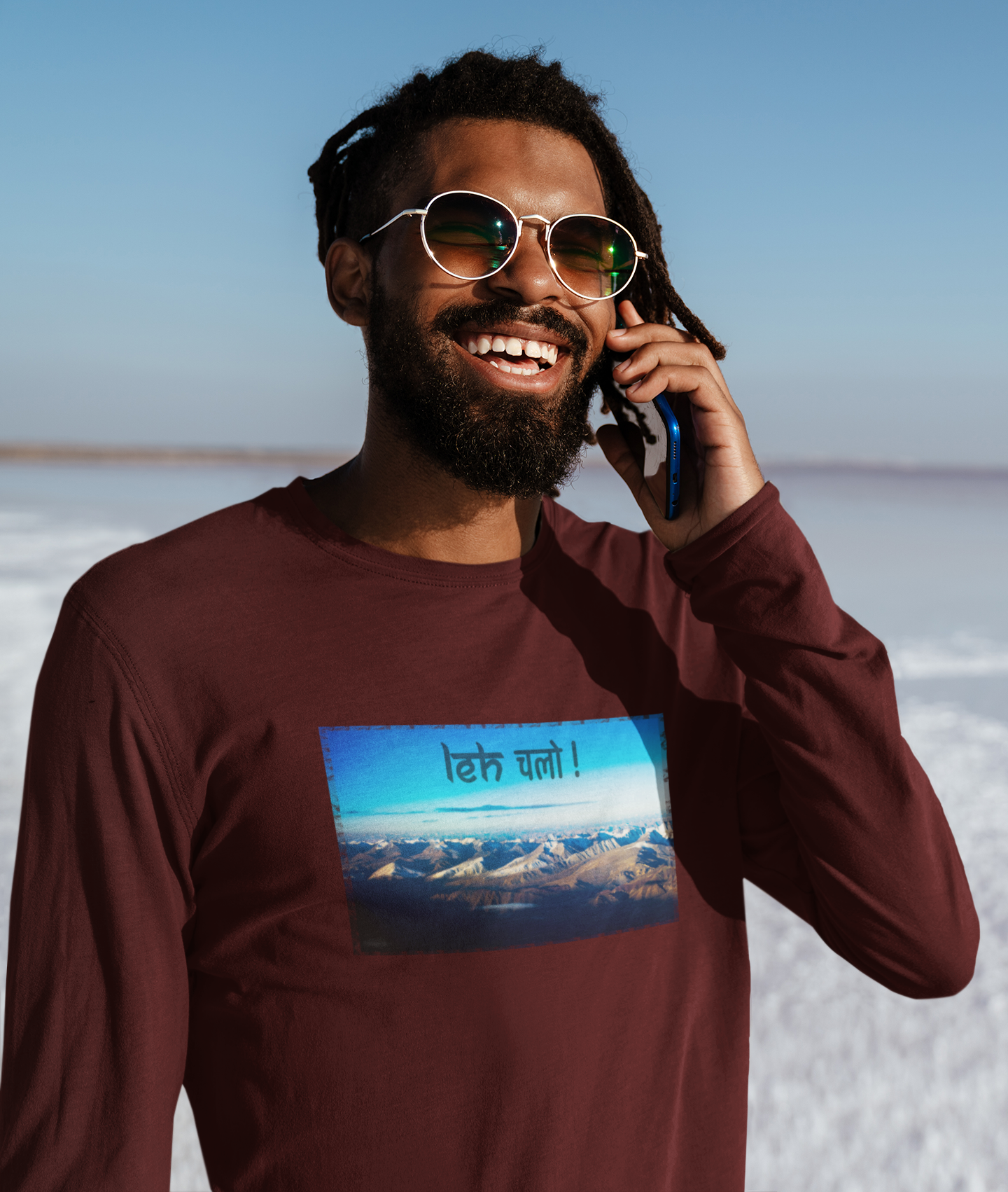 Full Sleeves T-shirt for Men ( LEH CHALO )