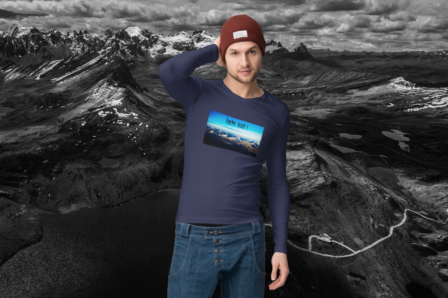 Full Sleeves T-shirt for Men ( LEH CHALO )