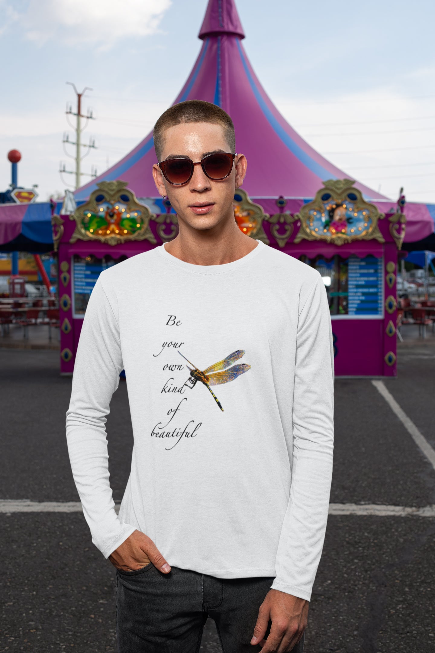 Your Own Kind Of Beautiful Full Sleeves T-shirt for Men
