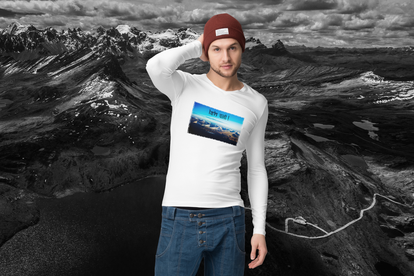 Full Sleeves T-shirt for Men ( LEH CHALO )