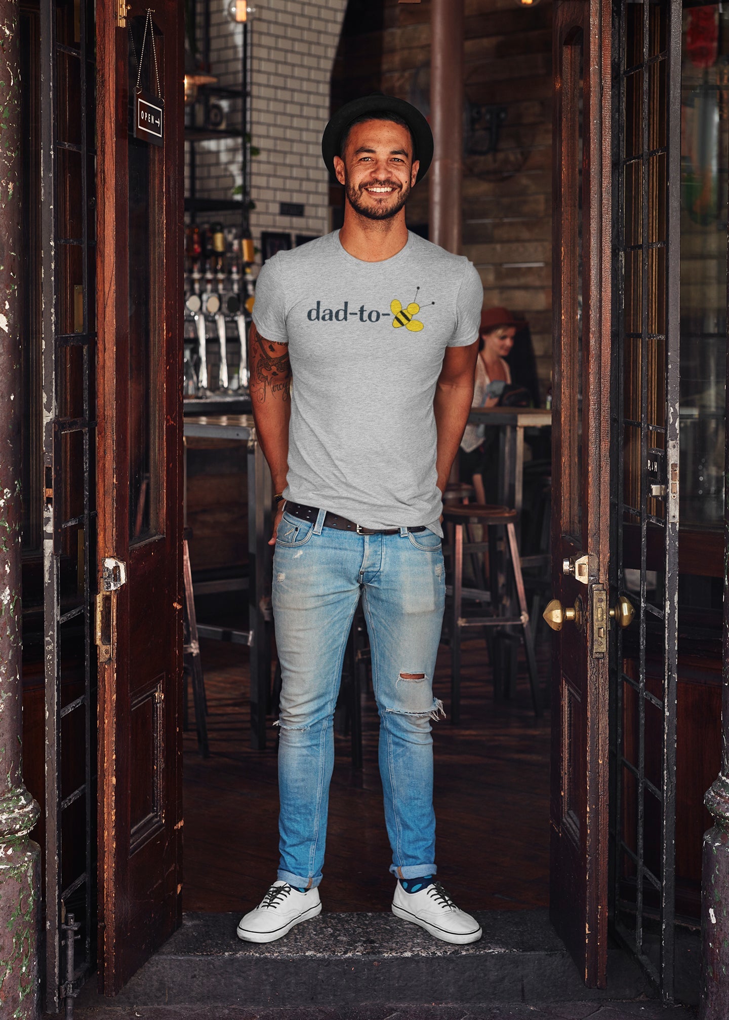 Dad To Bee Sommer-T-Shirt für Männer