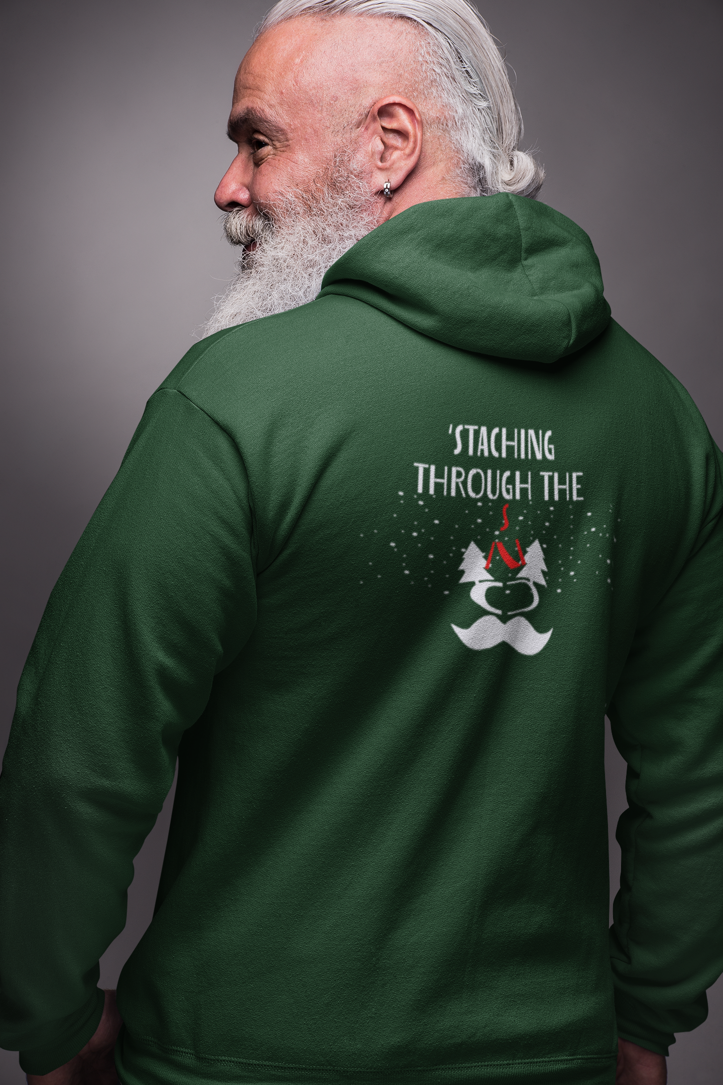 Hoodies for Men ( STACHING THROUGH THE SNOW )