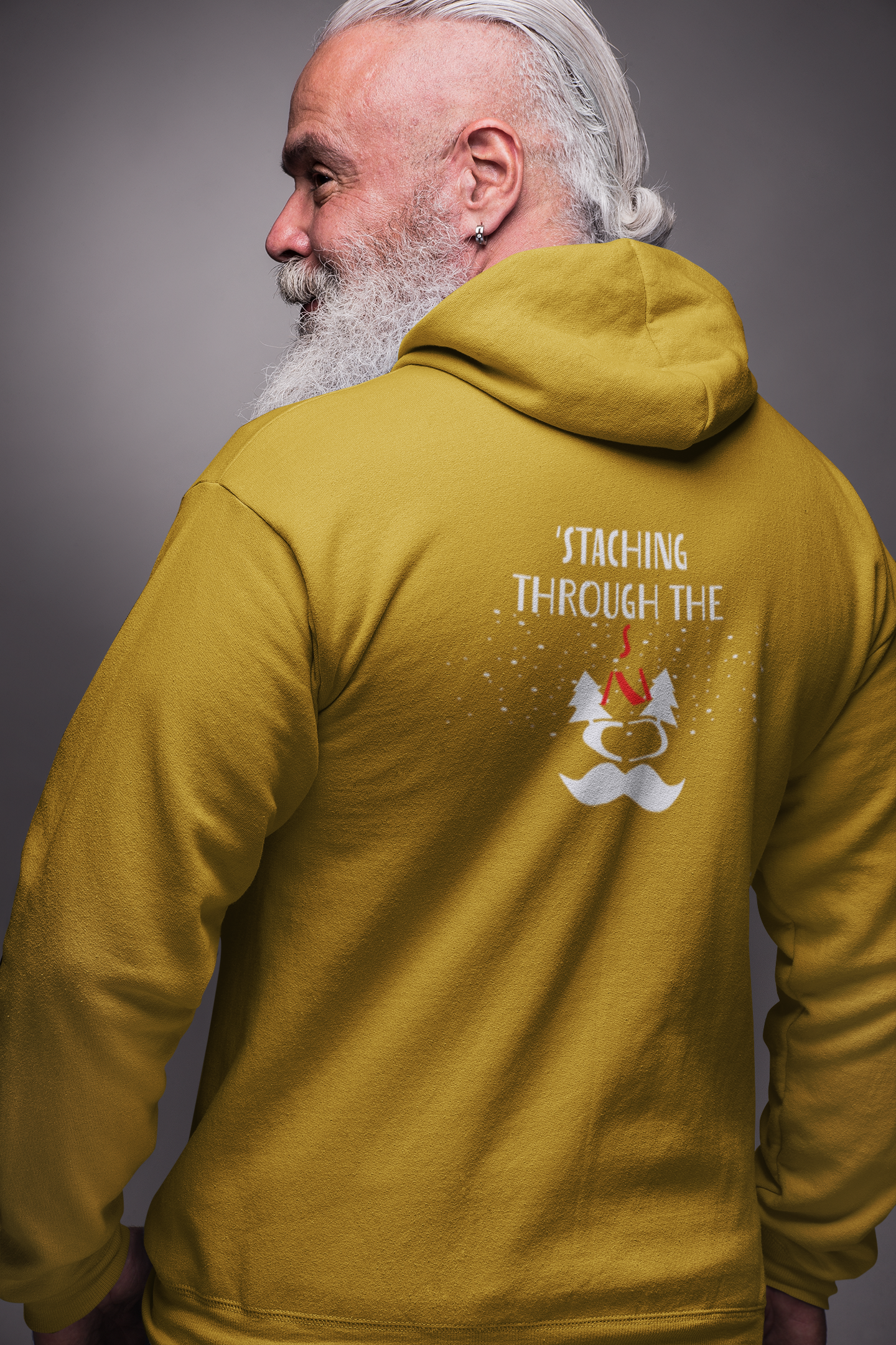 Hoodies for Men ( STACHING THROUGH THE SNOW )