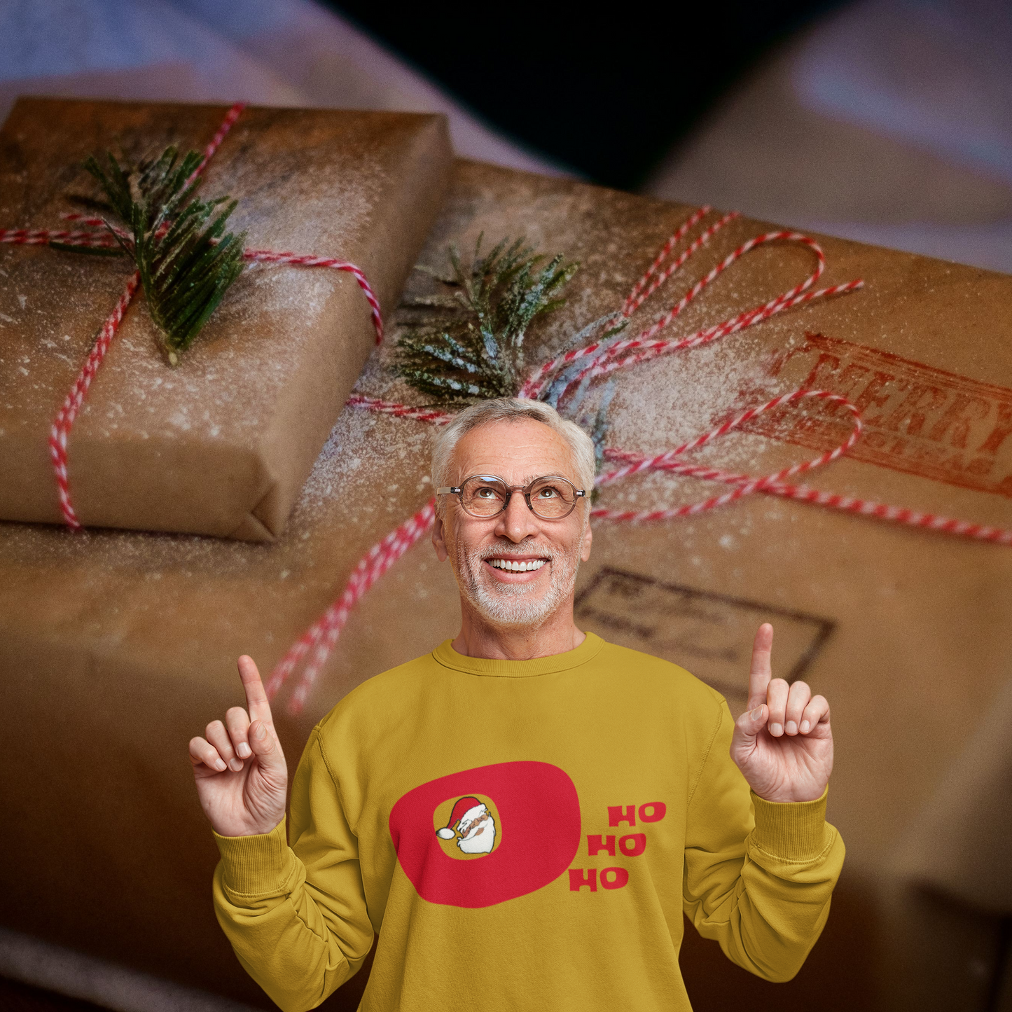 Sweatshirt for Men ( O HO HO HO )