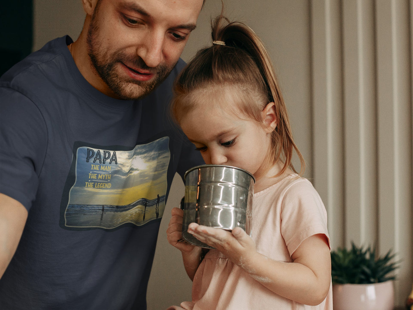 Papa, der Mann, der Mythos, die Legende, Sommer-T-Shirt für Herren