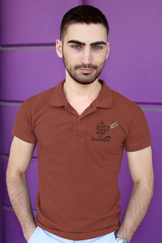 Eine ganz eigene Art von wunderschönem Polo-T-Shirt für Herren