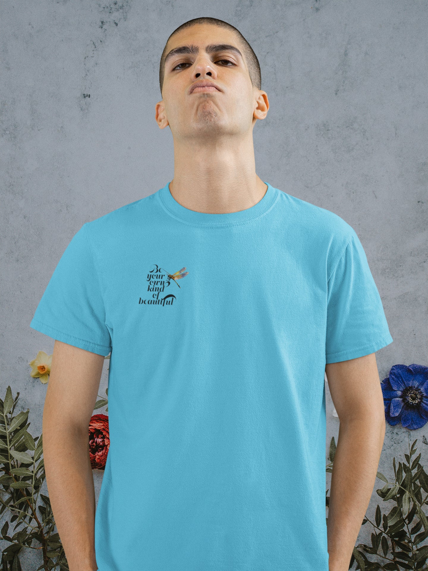 Own Kind Of Beautiful Pocket Print Summer T-shirt for Men