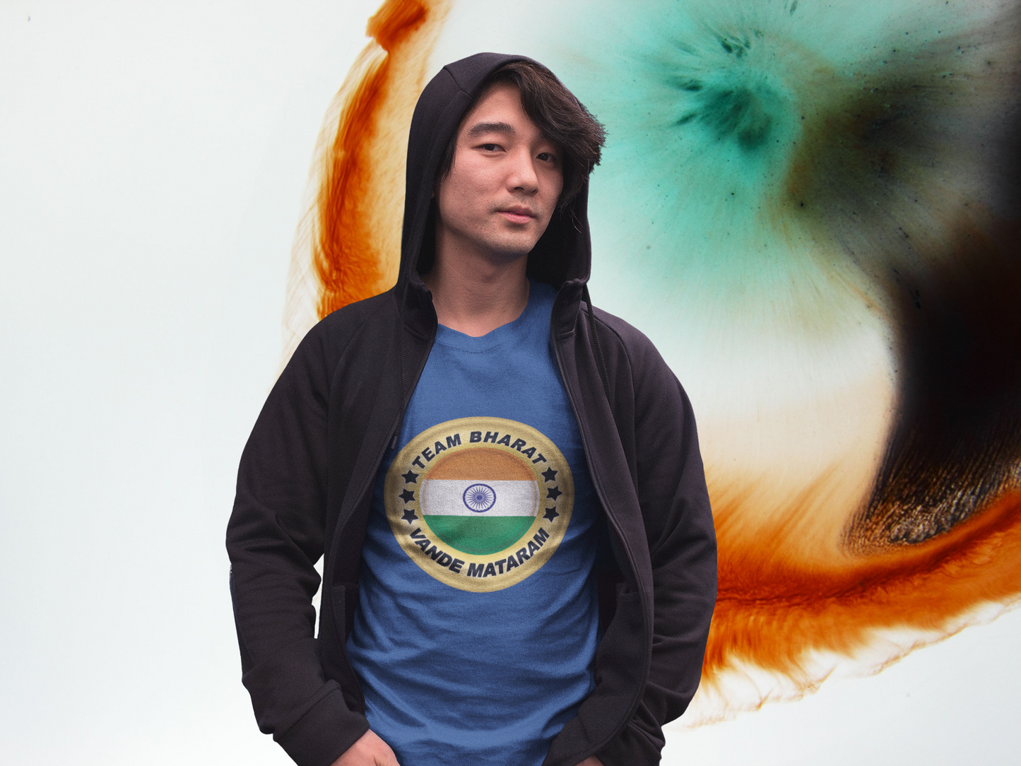Sommer-T-Shirt für Herren (TEAM BHARAT)